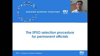 EPSOs new selection procedure for permanent officials [upl. by Rbma756]