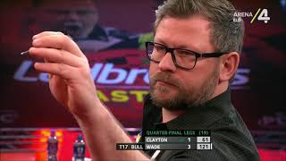 4 Jonny Clayton vs James Wade 2021 Ladbrokes Masters 20210131 Negyeddöntő Quarterfinal [upl. by Darda566]