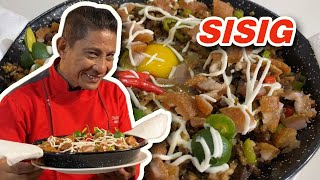 CRISPY PORK SISIG Recipe CHEF BOY LOGRO [upl. by Nesrac]