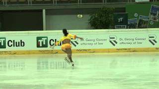 30 Eliska BREZINOVA CZE  ISU JGP Austria 2011 Junior Ladies Short Program [upl. by Altman]