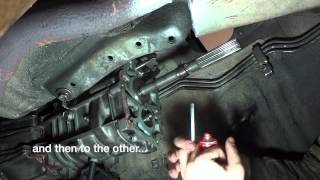 How to fix your gearboxs oil leaks 1987 Toyota Corolla AE86 [upl. by Erodoeht769]