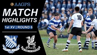 Riverview vs Newington  AAGPS 1st XV Highlights [upl. by Gardal974]