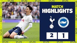 SPURS 21 BRIGHTON  HIGHLIGHTS  HeungMin Son scores 100th Premier League goal [upl. by Laius460]