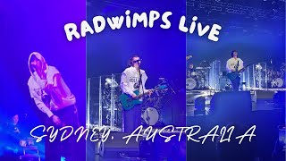 RADWIMPS Live Sydney Australia 2023 Concert Radwimps Live Hyperventilation ハイパーベンチレイション [upl. by Dryden]