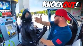 Stupid Angry People VS Bikers 2024  Best Motorcycle Road Rage Compilation 210 [upl. by Rehpinnej]