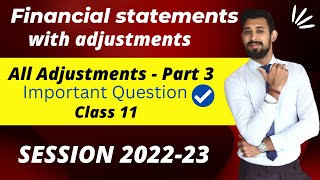 Financial statements with adjustments  Complete important question  Part 3 [upl. by Zena941]