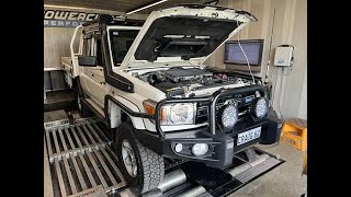 Boosting Performance Clutch Upgrade and ECU Tune on a 79 Series LandCruiser [upl. by Eednar]