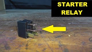 How To Test and Replace A Starter Relay [upl. by Aiekan752]