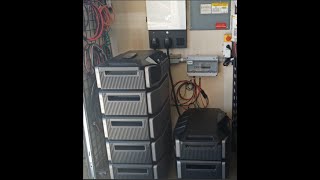 EcoFlow Delta Pro Ultra install update w Generator overview and run time [upl. by Hoye989]