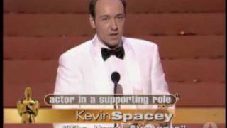 Kevin Spacey Wins Supporting Actor 1996 Oscars [upl. by Lavro917]