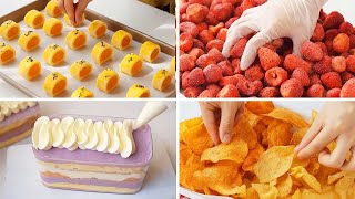 ASMR Yummy Food Cooking Compilation 1 Easy Creative Recipe  Cake Story Tiktok ASMR Cooking [upl. by Atniuqal979]