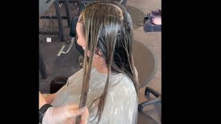 Ash Brown Balayage Toner Formula  shadow root tutorial for hairdressers [upl. by Wing]