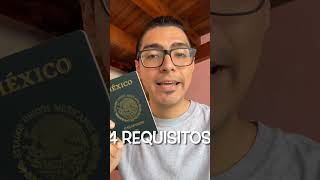 4 Requisitos Pasaporte 2022  1ra Vez [upl. by Rosie529]