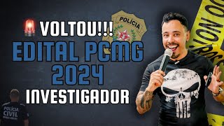 Concurso PCMG Investigador edital liberado novamente com o TJMG dizendo para prosseguir o concurso [upl. by Josie818]