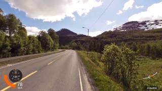 Norwegen 2014  von Ballangen nach Olsborg [upl. by Nobie980]