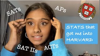 HOW I GOT INTO HARVARD  5 other Ivies MIT Caltech amp more  STATS AP SATACT SAT II amp ADVICE [upl. by Nilkoorb]