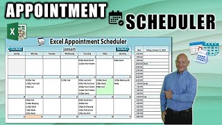 How To Create A Dynamic Appointment Scheduler In Excel Part 1 [upl. by Packston]