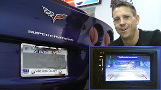 How to install a Reverse Camera on a C6 Corvette [upl. by Anabelle]