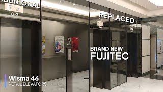 New Fujitec Elevators  Wisma 46 Jakarta Retail [upl. by Yrod110]