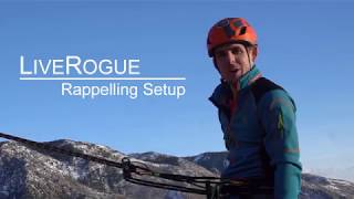 Rappelling Basics  Setup with Backup [upl. by Kcirad]