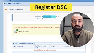 e tender DSC Registration process  e procurement tender process  dsc enrollment for tender [upl. by Reinald249]