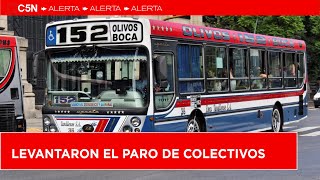 La UTA LEVANTÓ el PARO de COLECTIVOS de este JUEVES tras una REUNIÓN con el GOBIERNO [upl. by Ziul]