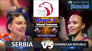 Serbia vs Dominican Republic in Paris PreOlympic Tournament  Game 3 [upl. by Billat]