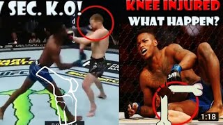 UFC 263 BREAK THE KNEE Terrance McKinney 7 SECOND KNOCKOUT nearly Breaks Masvidal [upl. by Lekcim868]