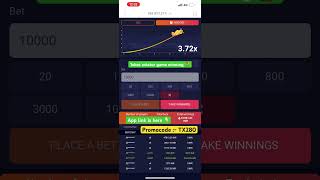 1xbet aviator game winning 🤑  1xbet promocode viral 1xbet trending app reels games [upl. by Eanehs]