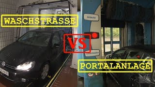 WaschanlagenTest  Waschstraße vs Portalanlage [upl. by Nemhauser]