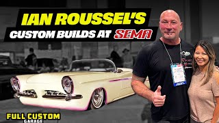 Exploring his Insane Custom Cars with Ian Roussel at SEMA 2023 [upl. by Ddarb84]