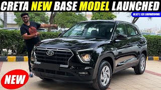 Creta New Base Model 2023 Updated  Walkaround with On Road Price  Hyundai Creta 2023 [upl. by Akkimat926]