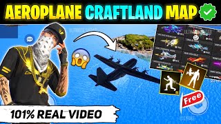 😍AROPLANE IN FREE FIRE CRAFTLAND CODE  CRAFTLAND MAP CODE  NEW CRAFTLAND MAP CODE  FF MAP CODE [upl. by Hackney]