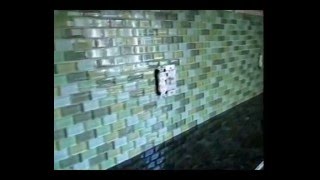 Glass tile Mosaic Backsplash [upl. by Naryt]