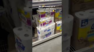 Toilet Paper Fort In Walmart Full Video on Channel [upl. by Kieran987]