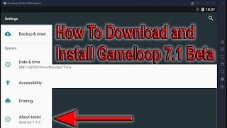 How To Download And Install Gameloop 71 Beta Official [upl. by Llednol2]