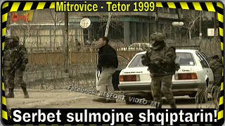 Momenti kur sulmohet shqiptari ne veri te Mitrovices  Tetor 1999 [upl. by Fennessy]