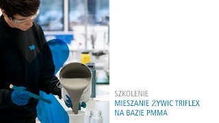 Mieszanie żywic Triflex na bazie PMMA [upl. by Vyky602]