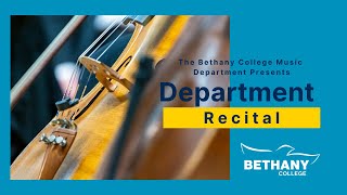 Bethany College Music Department Recital November 5 2024 [upl. by Trocki]