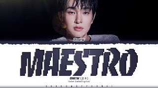 ONEW MAESTRO Lyrics 온유 마에스트로 가사 Color Coded HanRomEng  ShadowByYoongi [upl. by Hippel]