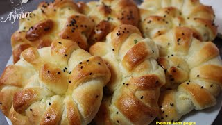 Türkische Pogca Rezeptbleibt eine Woche frischweich und leckerpeynirli serit pogca [upl. by Klarika956]