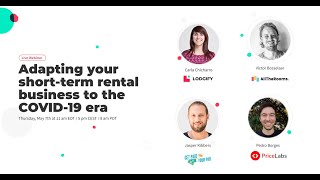 Lodgify Webinar Adapting your shortterm rental business to COVID19 times [upl. by Aicetel]