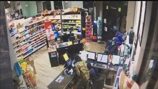 Caught on Cam Terrifying robbery at Collier convenience store [upl. by Bocaj764]