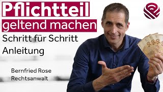 Pflichtteil geltend machen – so machen das die Profis Fachanwaltskanzlei ROSE amp PARTNER [upl. by Schonthal369]