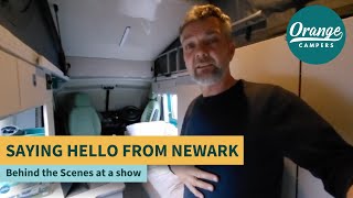 Behind the scenes at The National Motorhome amp Campervan Show in Newark [upl. by Yasibit]