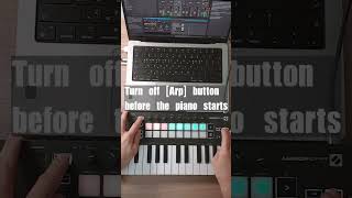 LAUNCHKEY MINI MK3 l Live looping with Arp function [upl. by Ynaffad223]