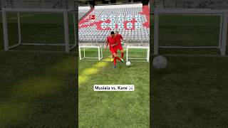 Musiala and Kane take on the Two Goal Challenge 🥅⚽️🥅 [upl. by Novaat]