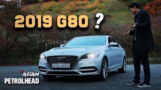 2019 Genesis G80 Review  Whats new on G80 2019 33 GDi8speedHTRAC [upl. by Cati]