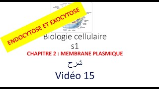 biologie cellulaire s1 vidéo 015  la membrane plasmique شرح [upl. by Valentine623]