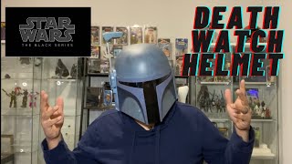 Star Wars Black Series Death Watch Mandalorian Helmet Unboxing amp Review [upl. by Ennaisoj399]